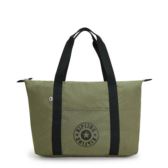 Torby Tote Kipling Art Medium Lite Oliwkowe | PL 1445OK